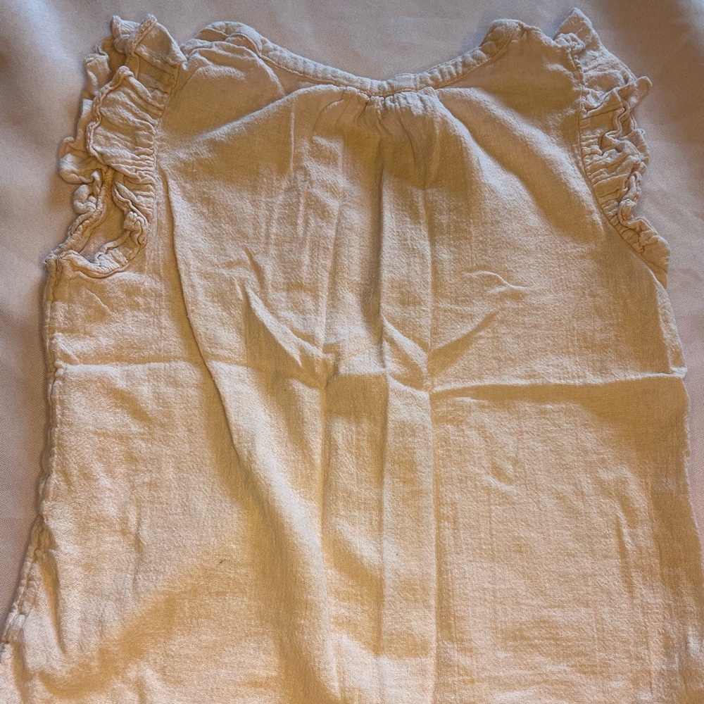 Mango flutter sleeve button down top - Picture 6 of 7